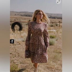 Floral Long Sleeve Dress